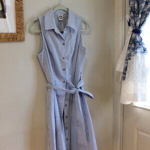Anne Klein Seersucker Summer Dress